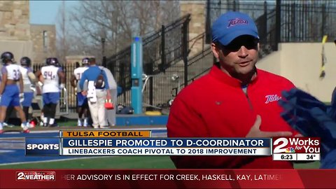 Tulsa Football promotes LB's coach Joseph Gillespie to Defensive Coordinator