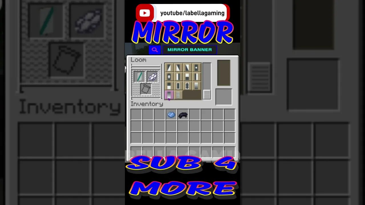 Mirror Banner | Minecraft