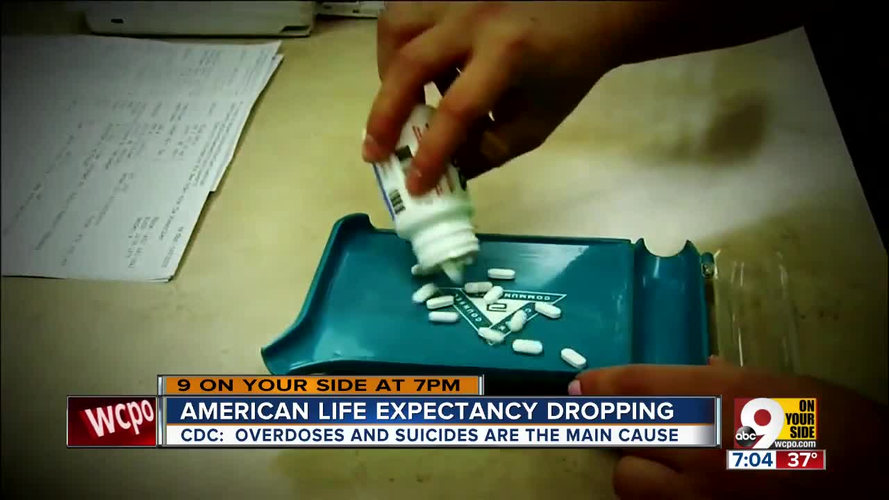 Suicides, overdoses dent American life expectancy