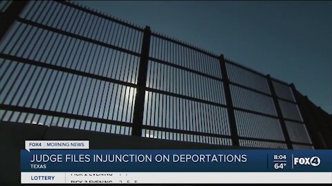 Judge files injunction on deportations