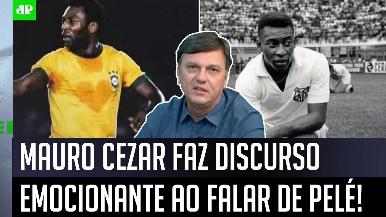 "O REI do Futebol É ELE, esse título NINGUÉM TIRA!" Mauro Cezar faz discurso EMOCIONANTE sobre Pelé!