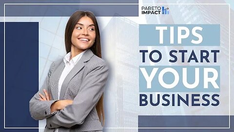 First Steps in Starting a Business