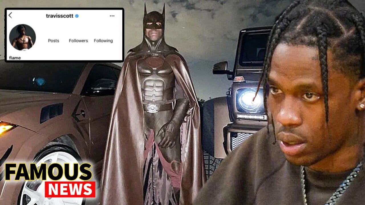 Travis Scott Batman Halloween Costume Results In LaFlame Deleting IG | Famous News