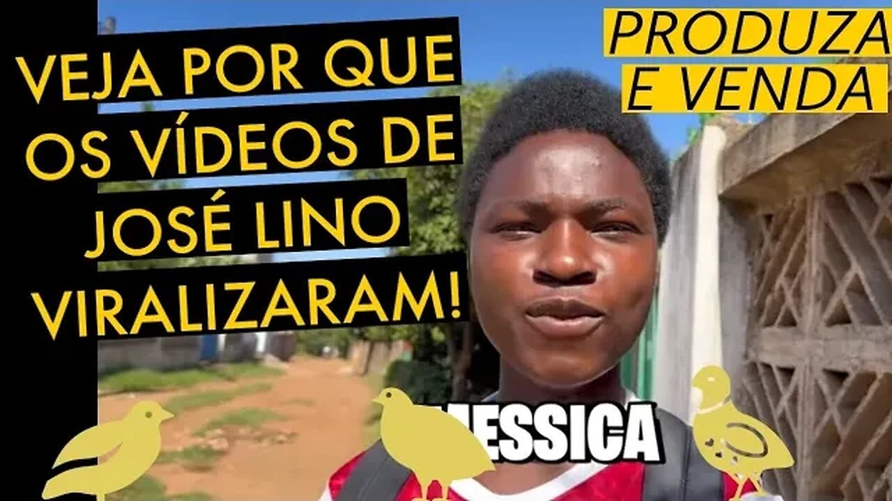 JOSÉ LINO/ PRODUZA E VENDA NO YOUTUBE/ VÍDEOS SIMPLES