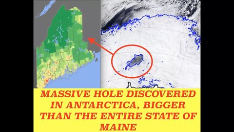 Massive Hole Opens in Antarctica, Size of Lake Superior & 100 New Volcano's Discovered