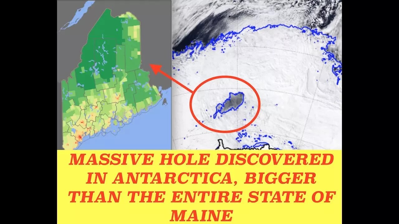 Massive Hole Opens in Antarctica, Size of Lake Superior & 100 New Volcano's Discovered