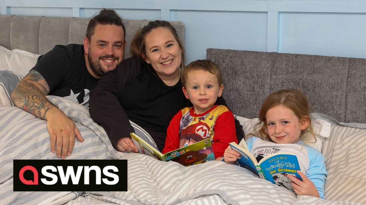 UK mum slams co-sleeping criticism of sharing a bed with her family of four