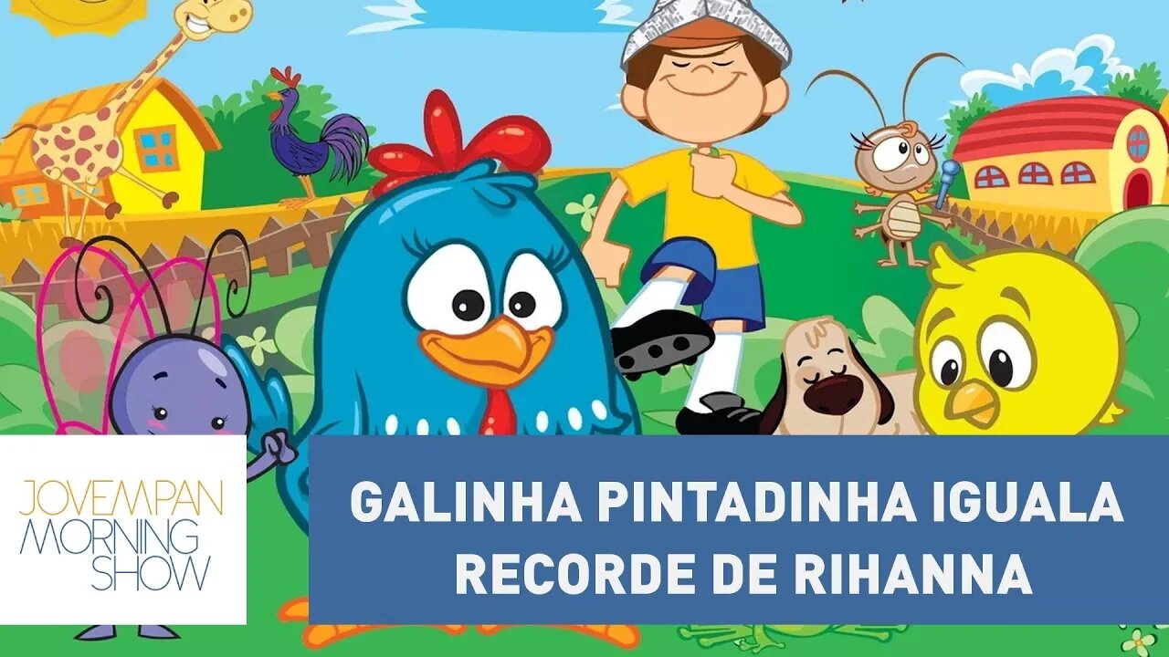 CISCOU! Galinha Pintadinha iguala recorde de Rihanna no YouTube