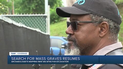 Exhumation begins for mass graves at Oaklawn Cemetery