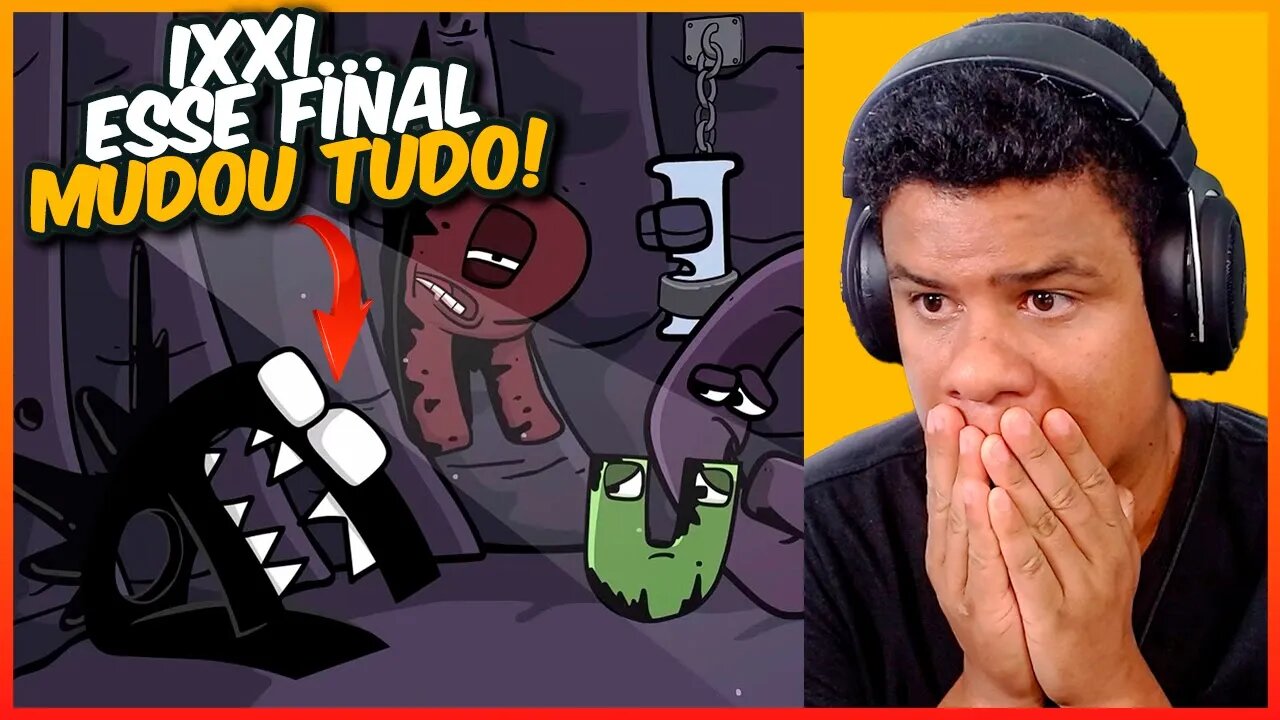 ASSISTI O EPISÓDIO FINAL de ALPHABET LORE A-Z e FOI ISSO QUE ACONTECEU! | React Anime Pro