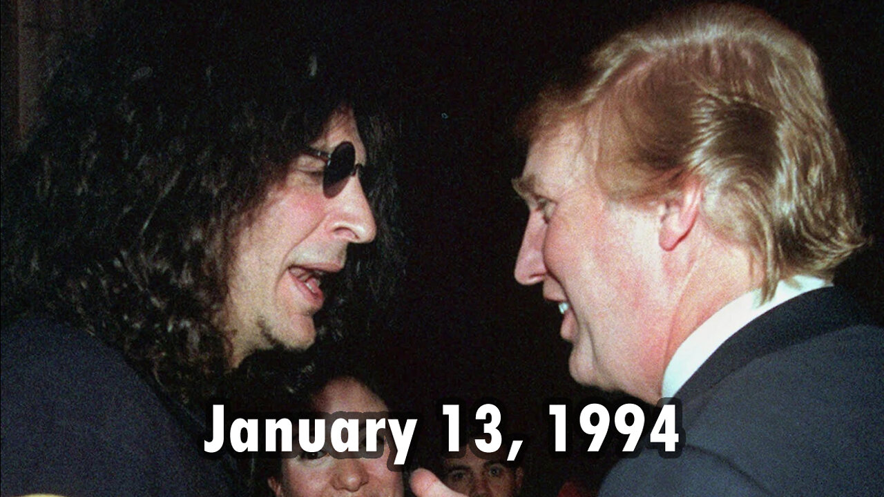 1994-01-13 - Donald Trump appears on Howard Sterns