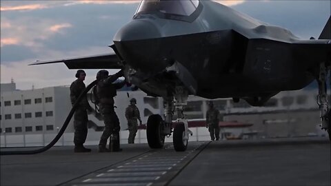 U.S. Airmen Conduct a FARP Operation on an F-35A Lightning II - Operation Iron Dagger