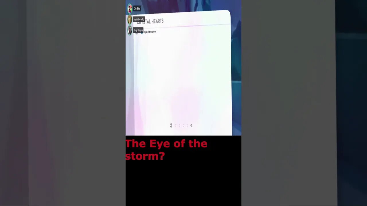 (short) Eye of the Storm