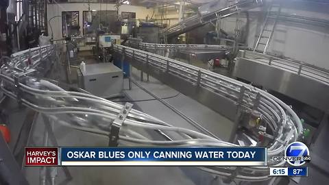 Oskar Blues Brewery halting beer production to can water for Houston