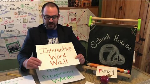 School House 7 interactive word wall