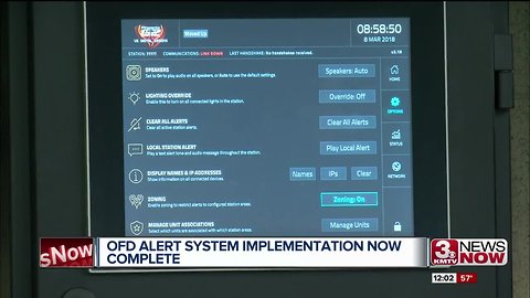 OFD alert system implementation complete