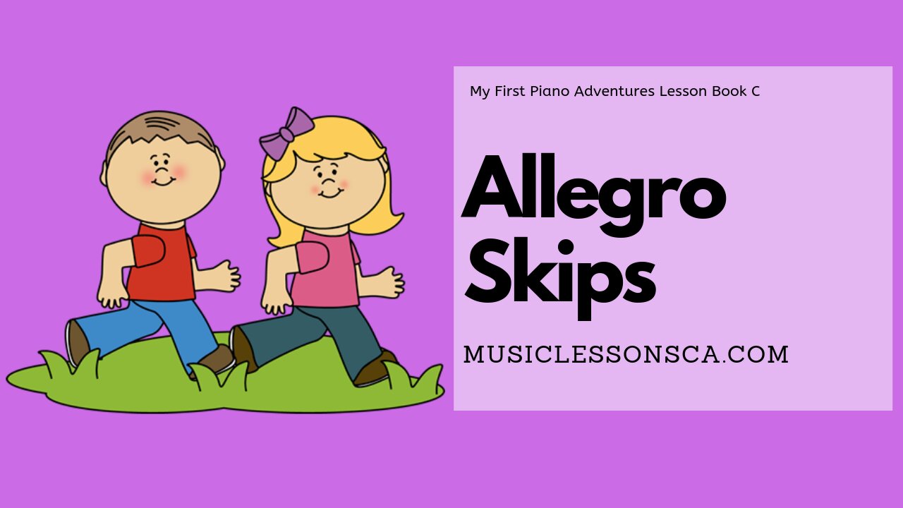 Piano Adventures Lesson Book C - Allegro Skips