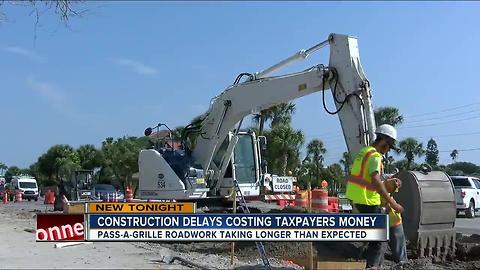 Construction delays costing taxpayers money
