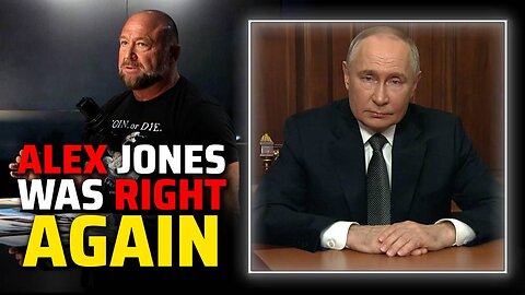 Watch Alex Jones Predict What Vladimir Putin Was Going To Say About... Word 4 Word