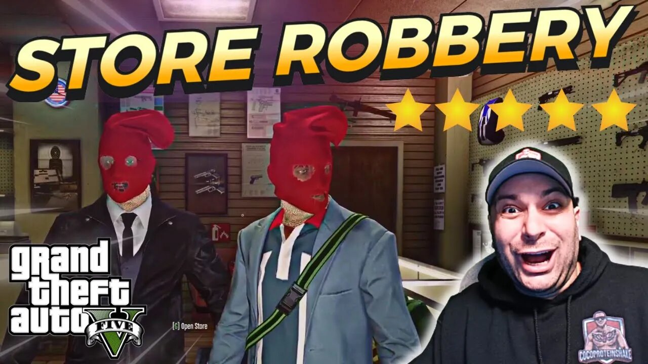 How NOT to rob a store in GTA V and getaway with it | Grand Theft Auto Roleplay Online | FiveM