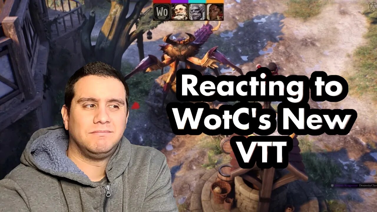 D&D Direct 2023 VTT Reaction