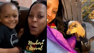 Keshia Knight Pulliam Takes Daughter Ella To Get 2 Baby Goats! 🐐