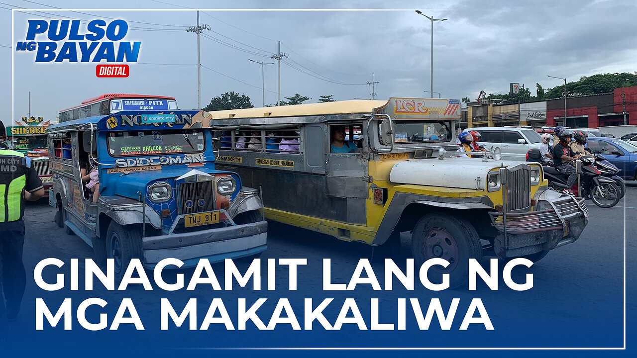 Ginagamit ang mga jeepney driver