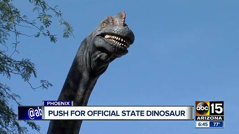 Arizona could get an official state dinosaur thanks to child's letter