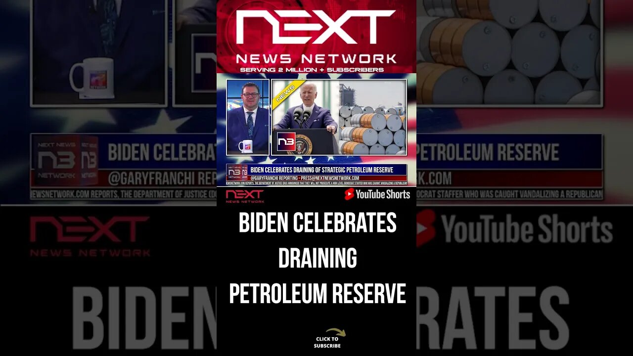 Biden Celebrates Draining of Strategic Petroleum Reserve #shorts