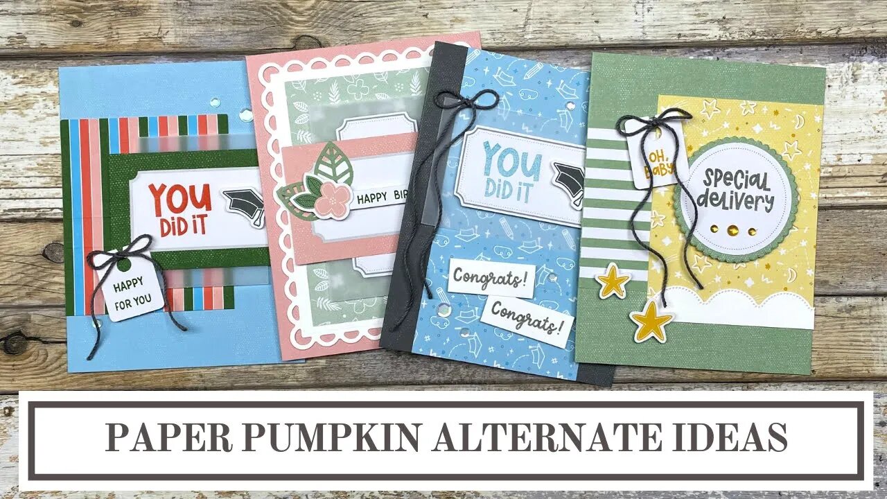 December 2022 Paper Pumpkin Kit - Alternate Card Ideas