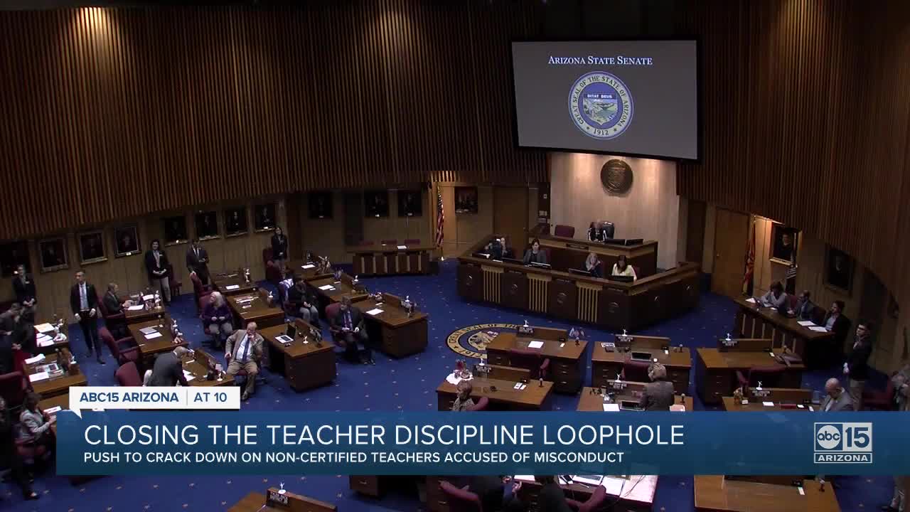 Bill to close teacher discipline loophole moves forward