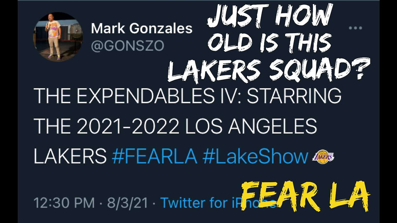 Just How Old is This Lakers Squad? (Ft. Big Brother Jake) | Up in the Rafters | August 3, 2021