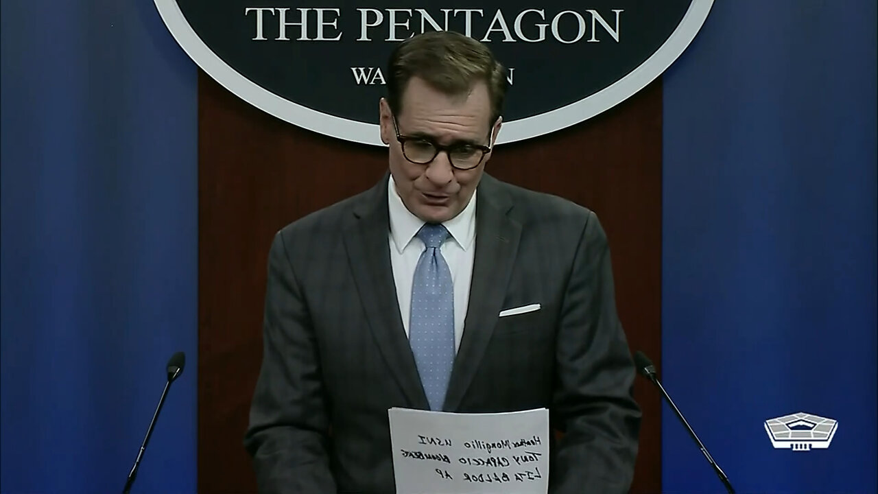 Pentagon Press Secretary Holds Briefing