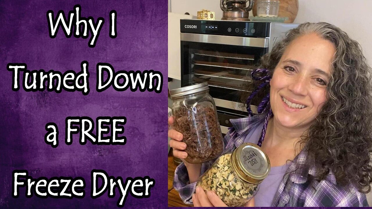 Freeze Drying Vs Dehydrating Part 2