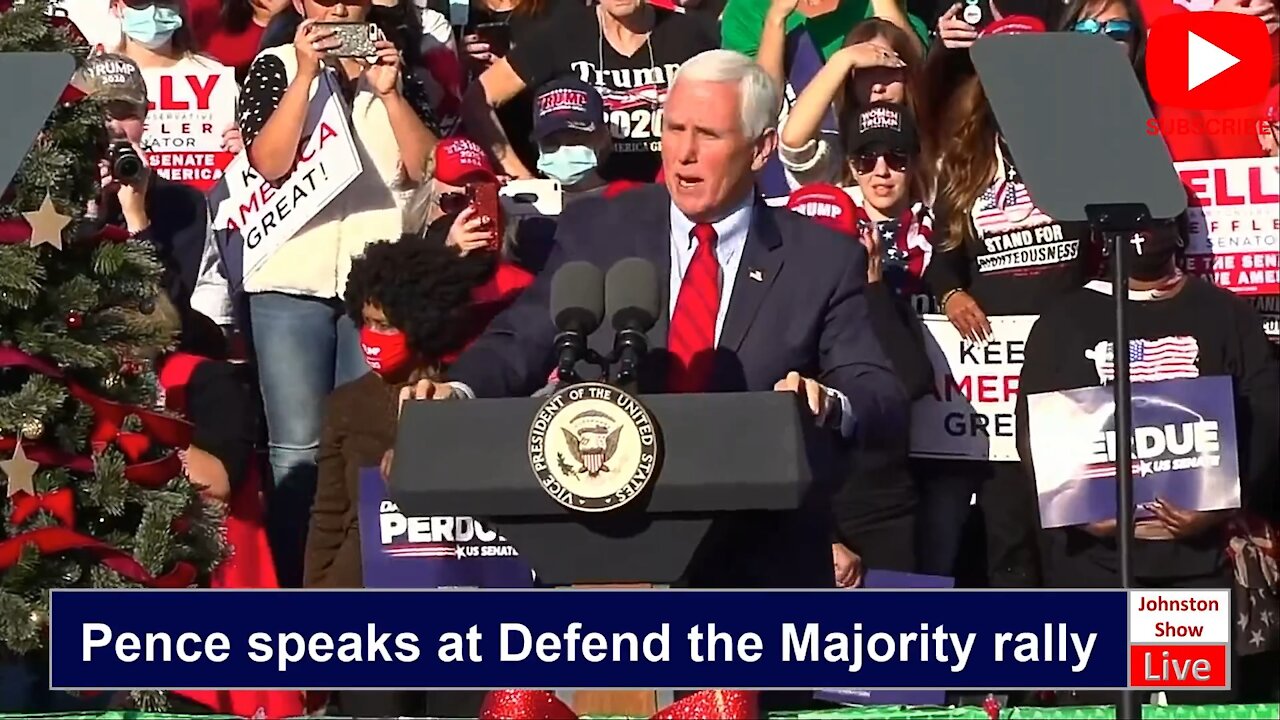 Pence Speaks At Defend The Majority Rally