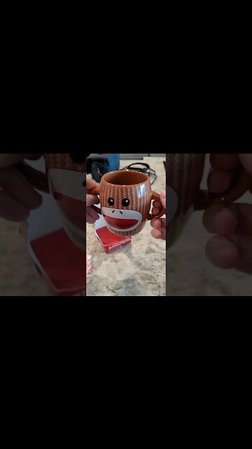 My Sock Monkey Mug! 🐵☕😮 #shorts