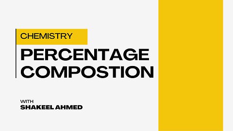 Percentage Composition | O level Chemistry