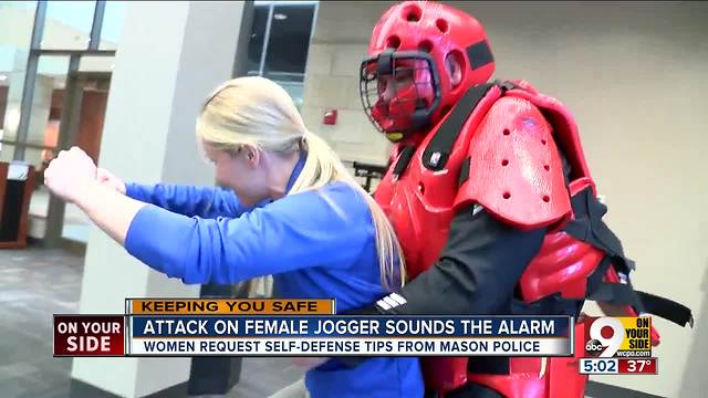 Mason police giving women's self-defense classes