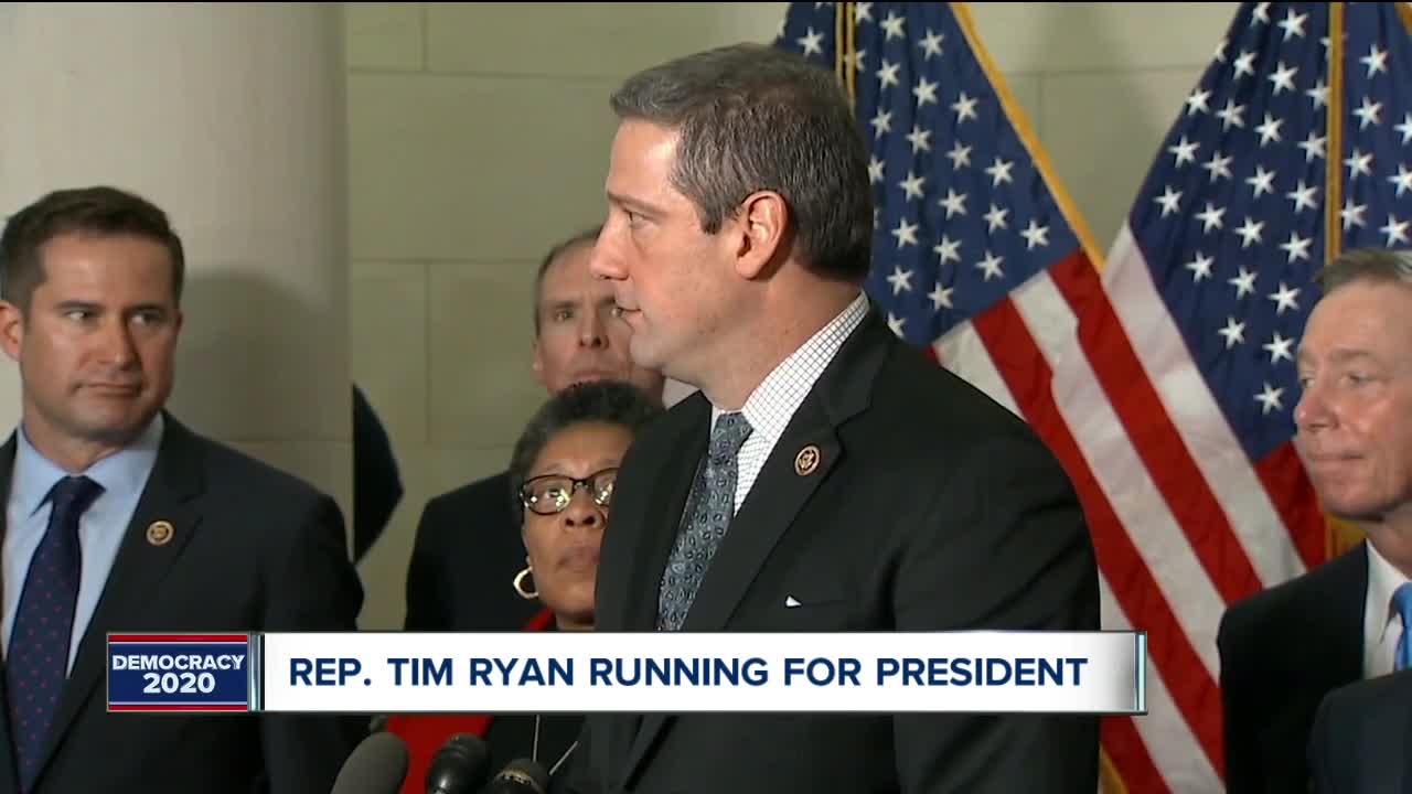 Northeast Ohio congressman Tim Ryan officially announces candidacy for president