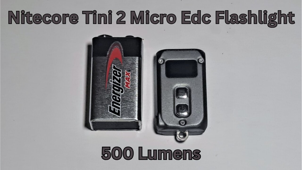 Nitecore Tini 2, Micro Edc 500 Lumen Keychain Flashlight