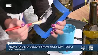 Glass-etching at Home and Landscape Show