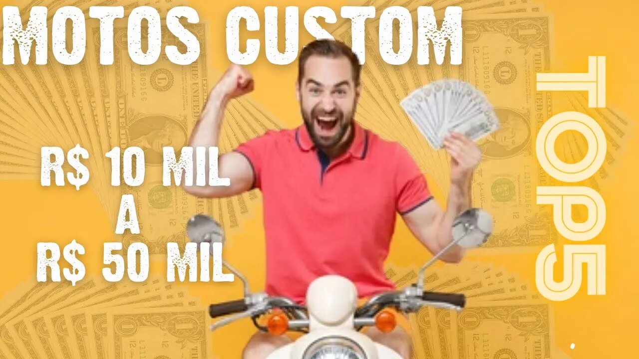 #Top5 Motos Custom por Faixa de Preço💸💸