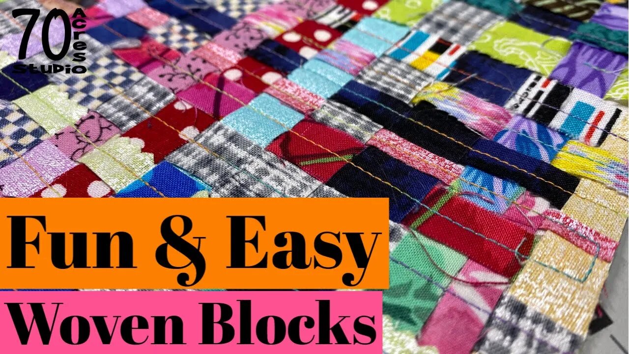 Making Woven Quilt Blocks Two Ways