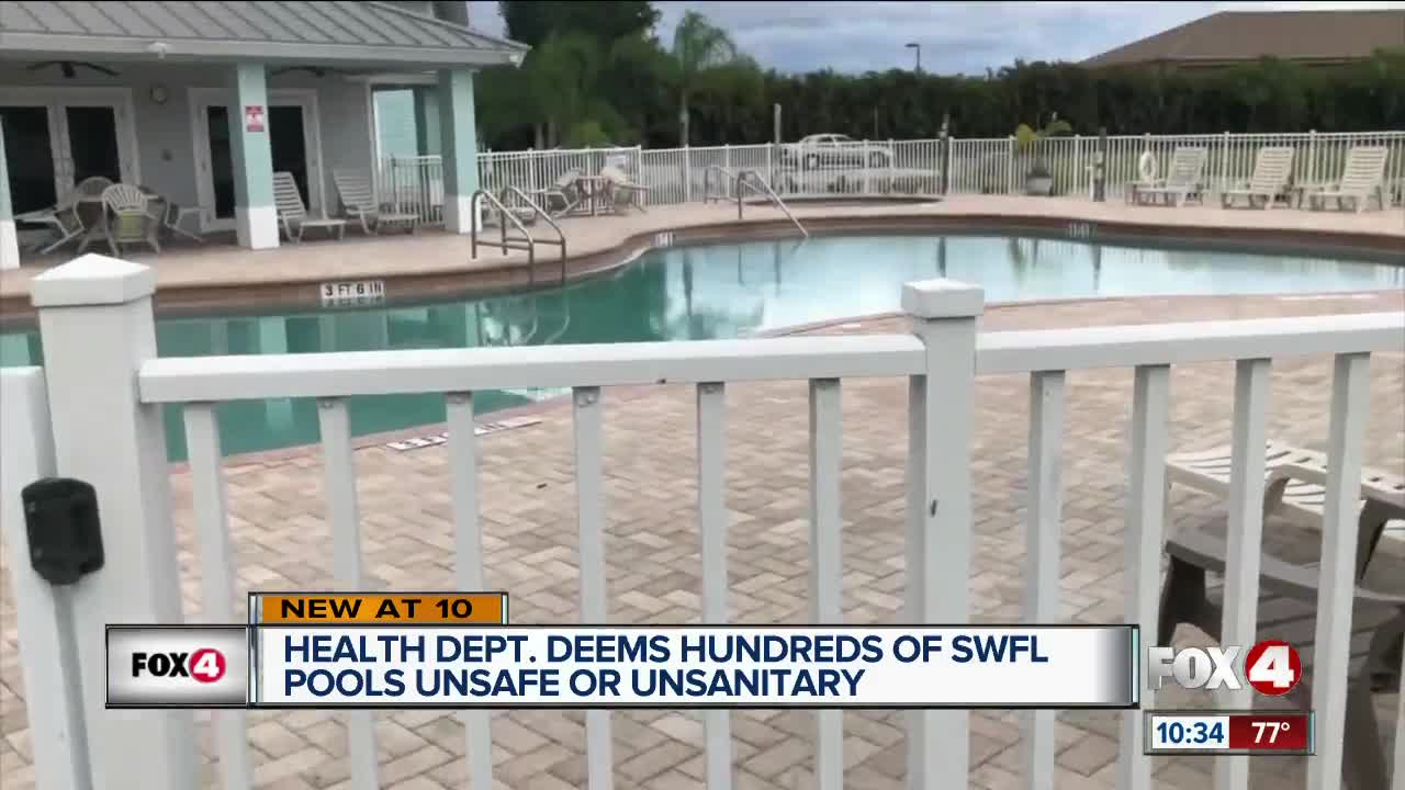 More than 700 Lee County public pools and spas failed state health inspection