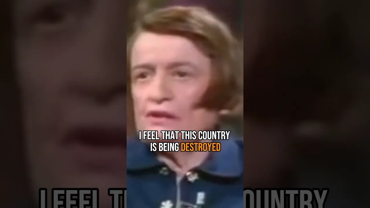 What is destroying tne United States?