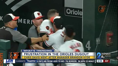 Tension at Wednesday night Orioles game, not against the teams but between a play and manager