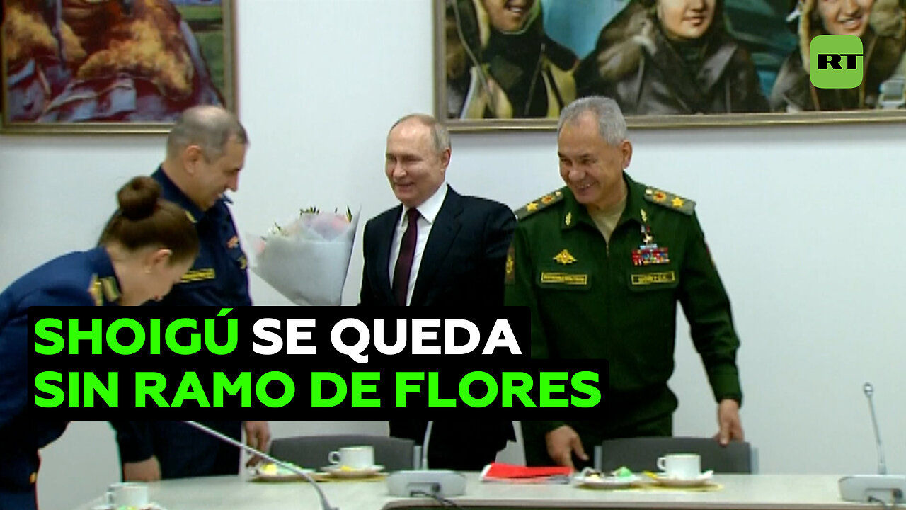 Putin deja al ministro de Defensa ruso sin ramo de flores