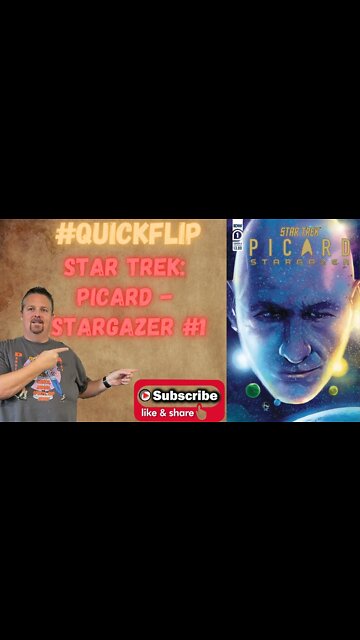 Star Trek: Picard - Stargazer #1 IDW #QuickFlip Comic Review Mike Johnson,Angel Hernandez #shorts