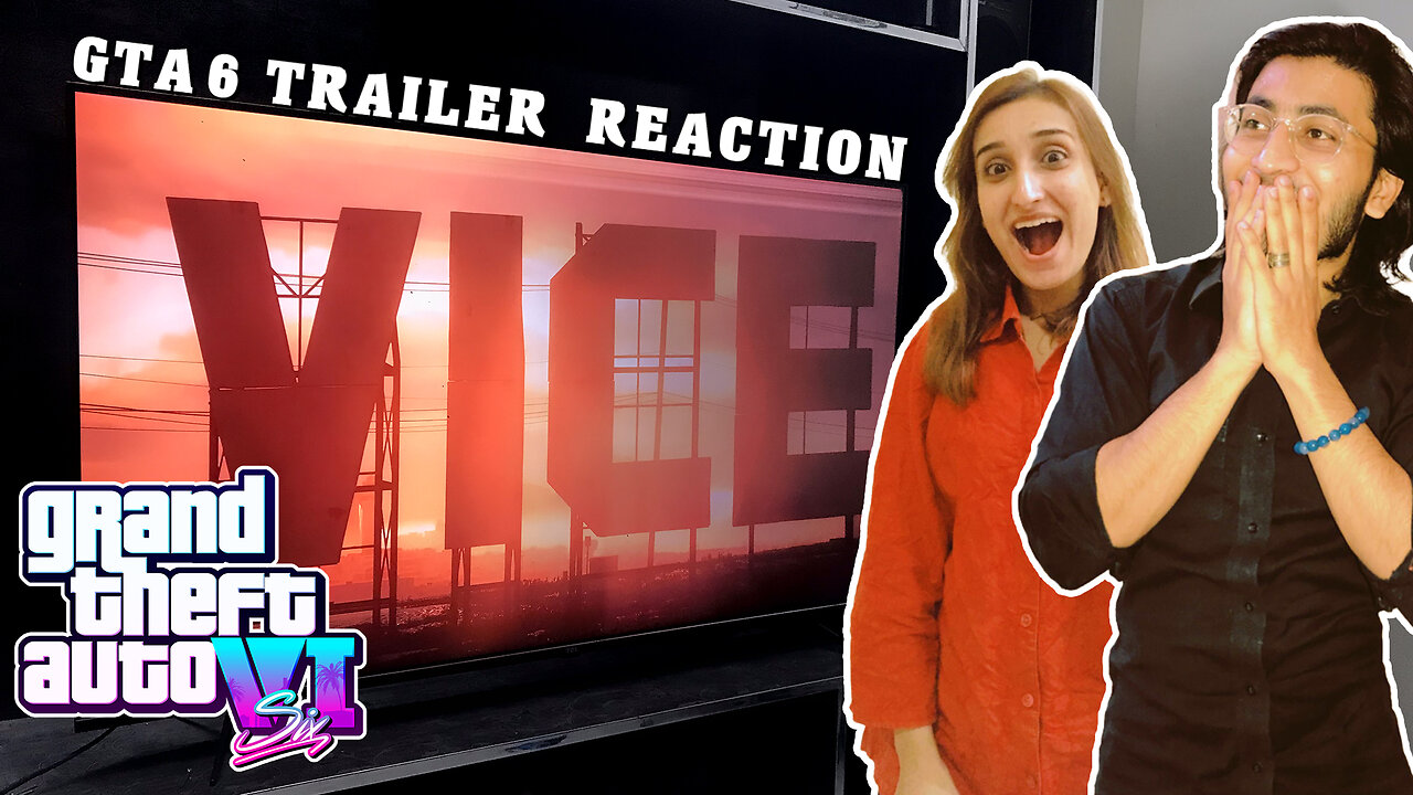 GTA 6 IS CRAZY | Trailer Reaction😱| Ali and Arooba