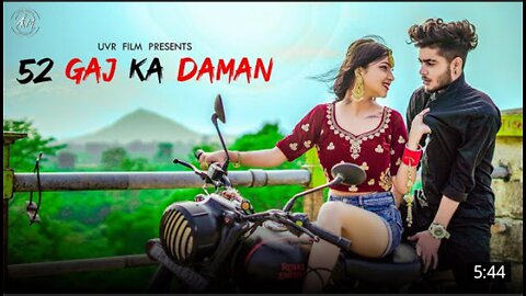 52 Gaj ka Daman Song | Cute love story